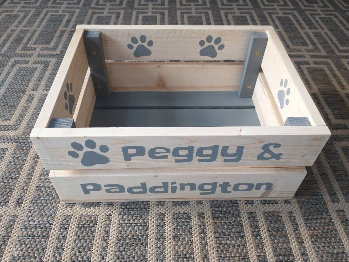 Dog Toy Box 35 X 28 Cm / Personalised Dog Toy Box / Dog Toy Etsy UK