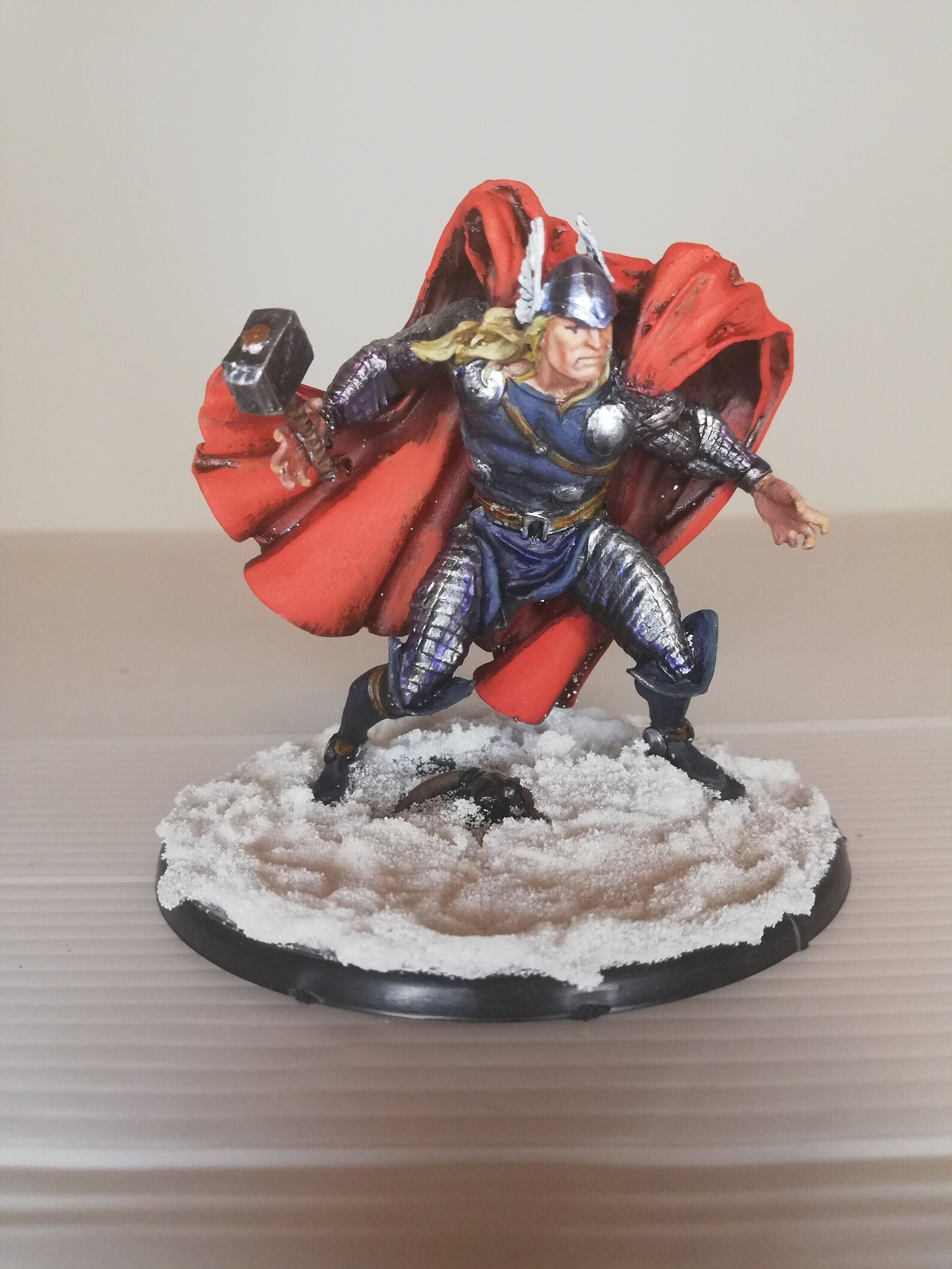 Fantasy miniature comic book painted lead miniatures Thor Etsy