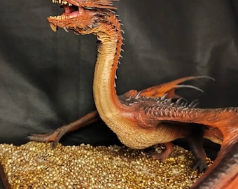 ドラゴンのスマウグ、ロード・オブ・ザ・リングのミニチュア