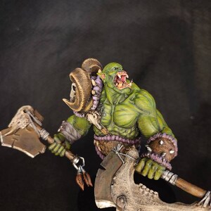 Orc, Fantasy miniature, dungeons And Dragons, D&D, worcraft