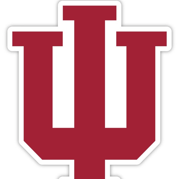Indiana University Hoosiers Officially Licensed Vinyl Decal Sticker – Mascot Design
