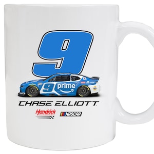 Chase Elliott #9 NASCAR Ceramic Coffee Mug