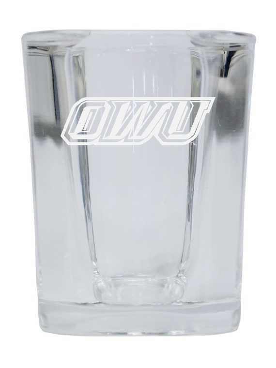 VMI Keydets 2 Ounce Square Shot Glass Laser Etched Logo Design