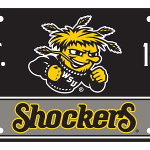 Wichita State Shockers License Plate - Multiple Sizes Available