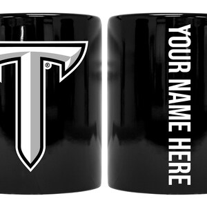 Troy University 8 oz Ceramic Mug with Customizable Name on the Back