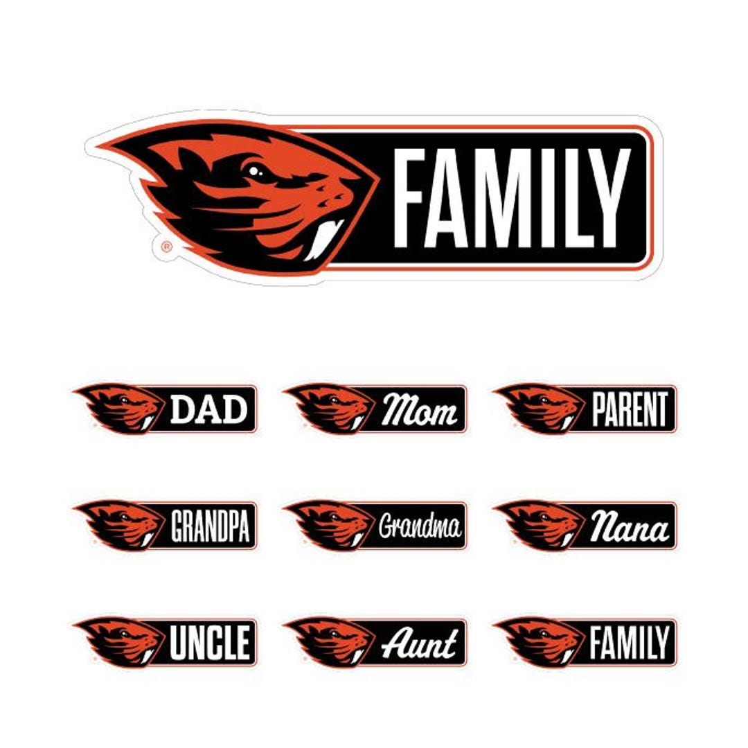 Oregon State Beavers Proud Family Decorative Decal – Officially ...