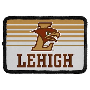Lehigh University Mountain Hawks Officially Licensed Cloth Patch (Round or Rectangular)