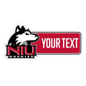Northern Illinois Huskies Customizable Vinyl Sticker/Magnet Officially Licensed Collegiate Product
