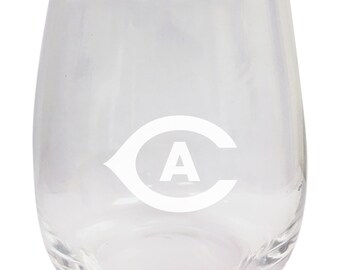UC Davis Aggies 15oz Engraved Stemless Wine Glass Officially Licensed