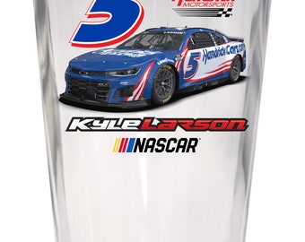Kyle Larson #5 NASCAR Pint Glass - Car Design