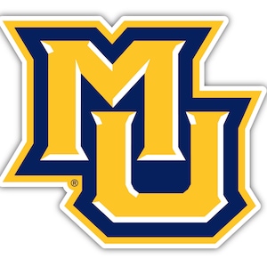 Marquette Golden Eagles Officially Licensed Vinyl Sticker - Multiple Sizes Available