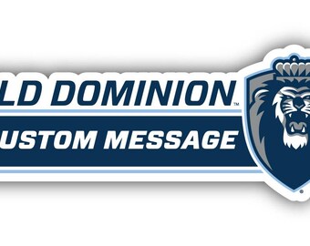 Old Dominion Monarchs Customizable Magnet/Sticker – Officially Licensed