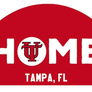 University of Tampa Spartans Wood Sign with String