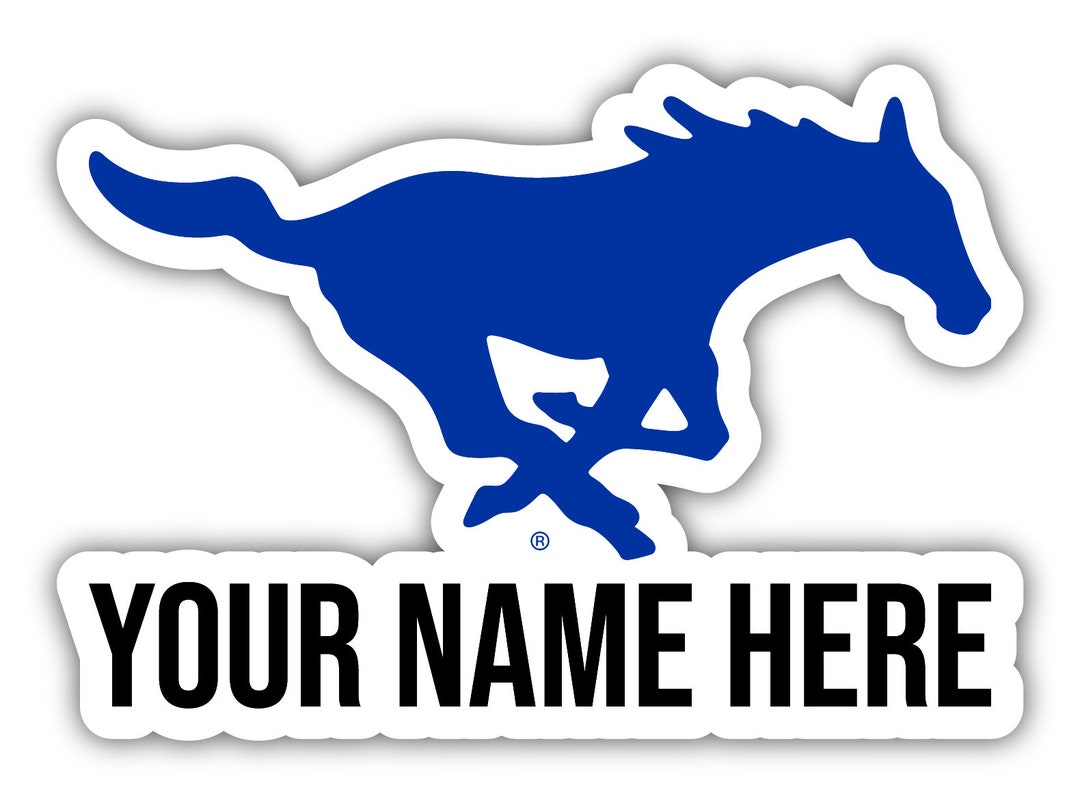 Methodist Sticker Southern Methodist University Customizable Vinyl Sticker - Multiple ...