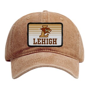 Lehigh University Mountain Hawks Officially Licensed Unisex Dad Hat with Rectangle or Round Cloth Patch