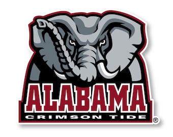 The University of Alabama Crimson Tide NCAA Collegiate 4 Inch Vinyl Decal