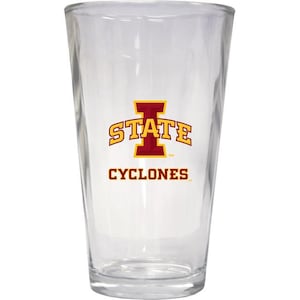 Iowa State Cyclones 16 oz Pint Glass Officially Licensed Collegiate Product