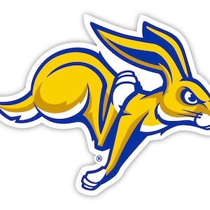 South Dakota State Jackrabbits Vinyl Mascot Decal Sticker Officially Licensed