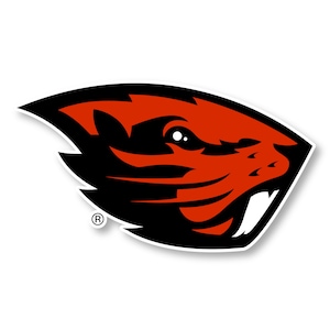 Oregon State Beavers Vinyl Mascot Decal Sticker Officially Licensed