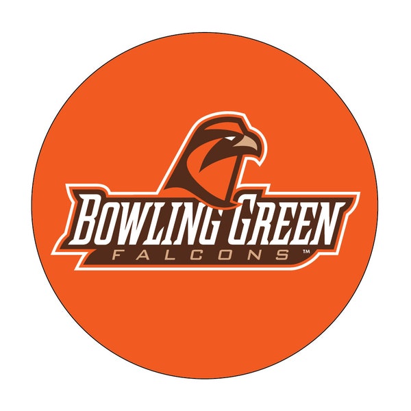 Bowling Green Falcons Collegiate NCAA Collegiate 3 pollici magnete rotondo