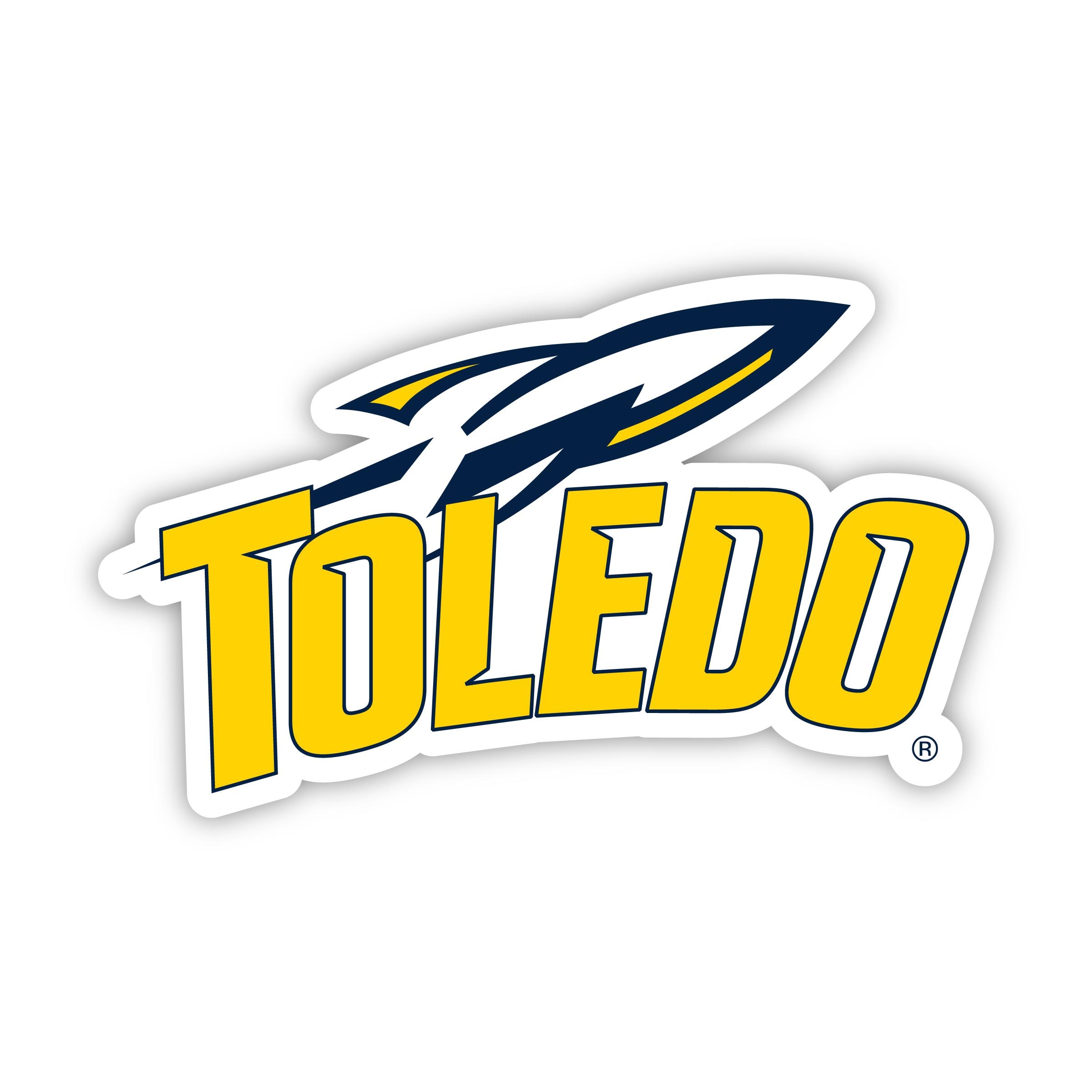 Toledo Rockets Offic. Lic. Sticker With Choice of Backing Color ...
