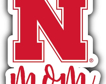 Nebraska Cornhuskers 4-Inch Proud Family Decorative Magnet/Sticker
