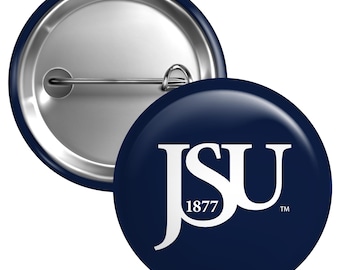 Jackson State University Button Pin Officially Licensed – 3 Size Options