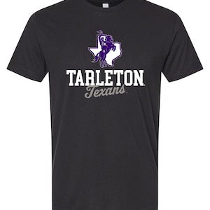 Tarleton State University Unisex Cotton T-Shirt – Large Front Script Design