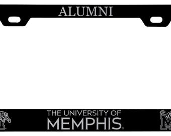 Memphis Tigers Alumni Engraved Metal License Plate Frame Officially Licensed
