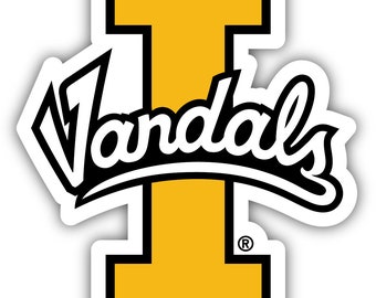 Idaho Vandals Officially Licensed Vinyl Sticker and Magnet - Multiple Sizes Available