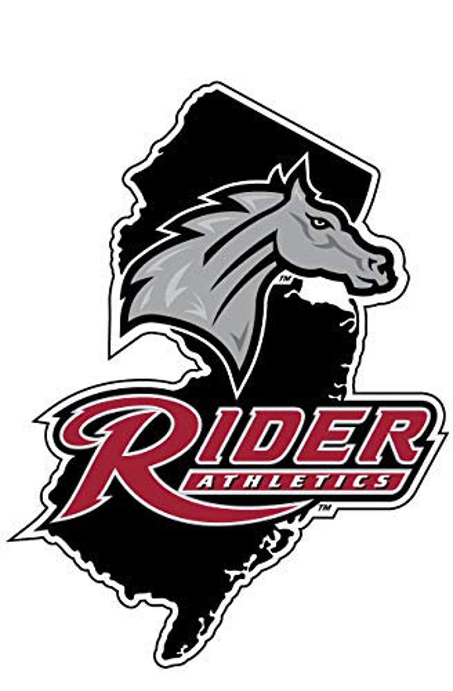 R and R Imports Rider University Broncs 4 Inch State Shape Etsy