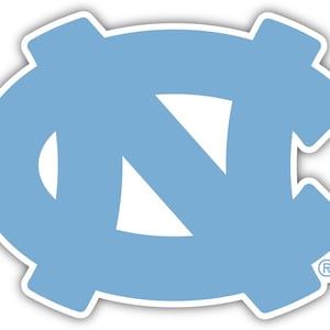 UNC Tar Heels Officially Licensed Vinyl Sticker - Multiple Sizes Available