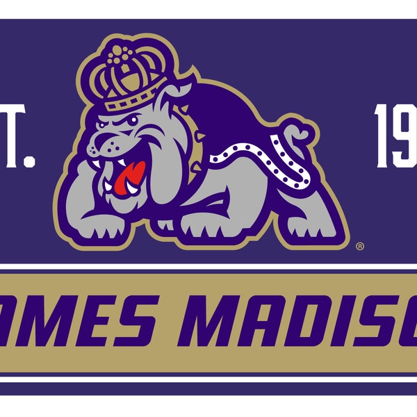 R and R Imports James Madison Dukes Wood Sign with Frame