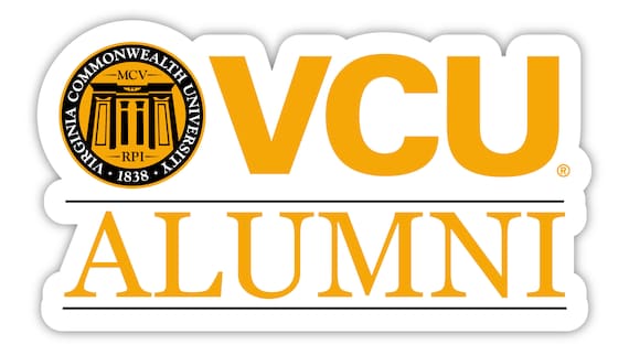 Virginia Commonwealth 4-inch Alumni Sticker or Magnet Choice