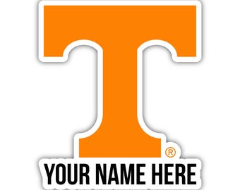 Tennessee Knoxville Volunteers Customizable Vinyl Sticker - Multiple Sizes Available