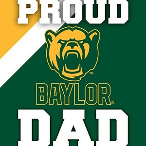 Baylor Bears Proud Parent (Dad or Mom) Magnet/Sticker