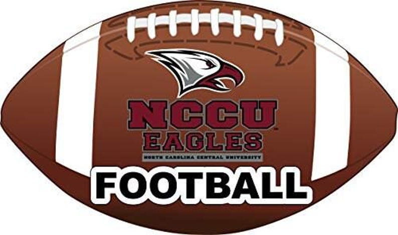 Adhesivo de vinilo de 4 pulgadas con diseño de pelota de los North Carolina Central Eagles (varios deportes disponibles) imagen 4