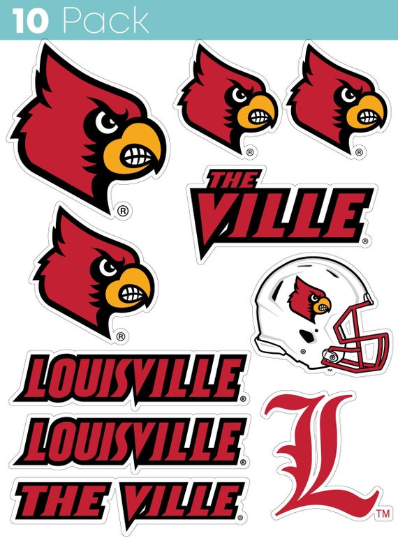 Louisville Cardinals Stickers 