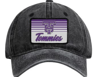 University of St. Thomas Officially Licensed Unisex Dad Hat with Rectangle or Round Cloth Patch