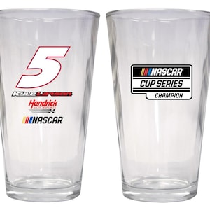 Kyle Larson #5 NASCAR Cup Series 2021 Champion Pint Glass