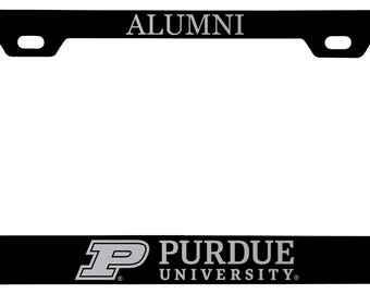 Purdue Boilermakers Alumni Engraved Metal License Plate Frame Officially Licensed