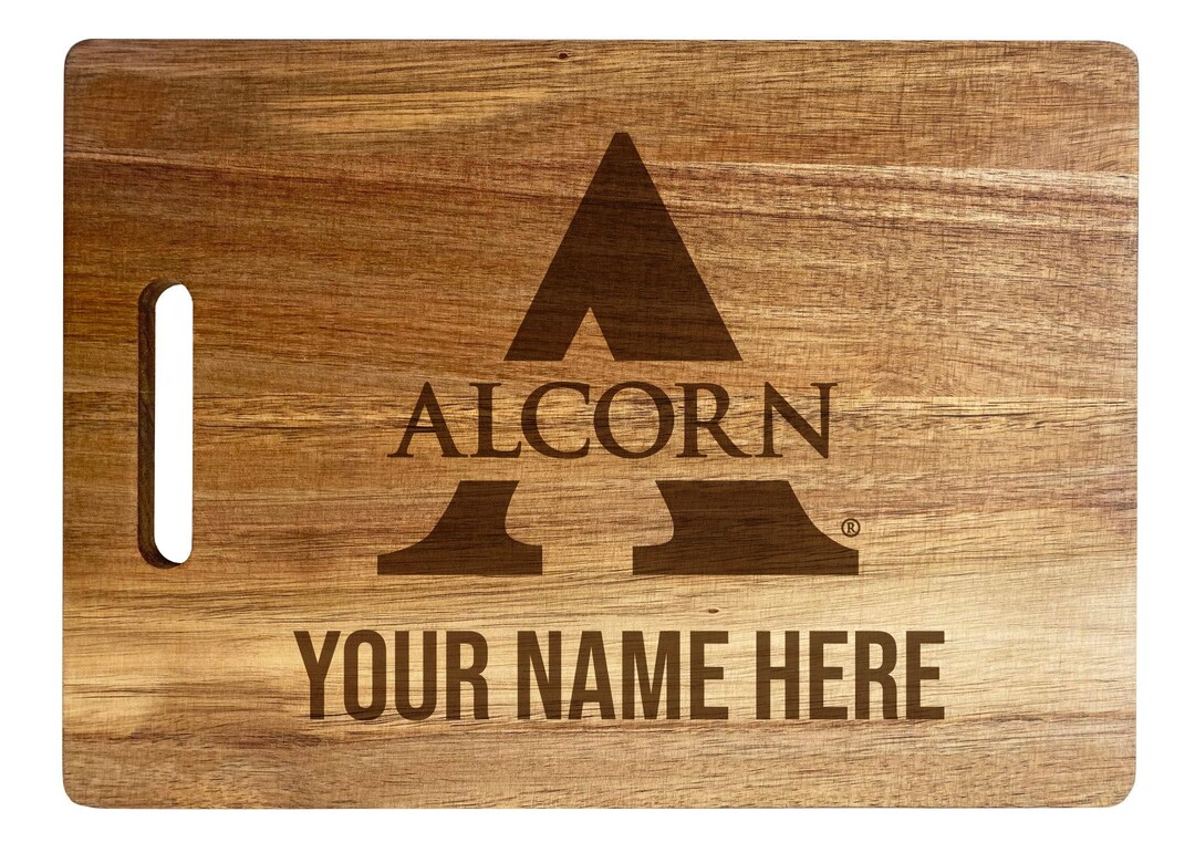 Alcorn State Braves Custom Engraved Cutting Board 10