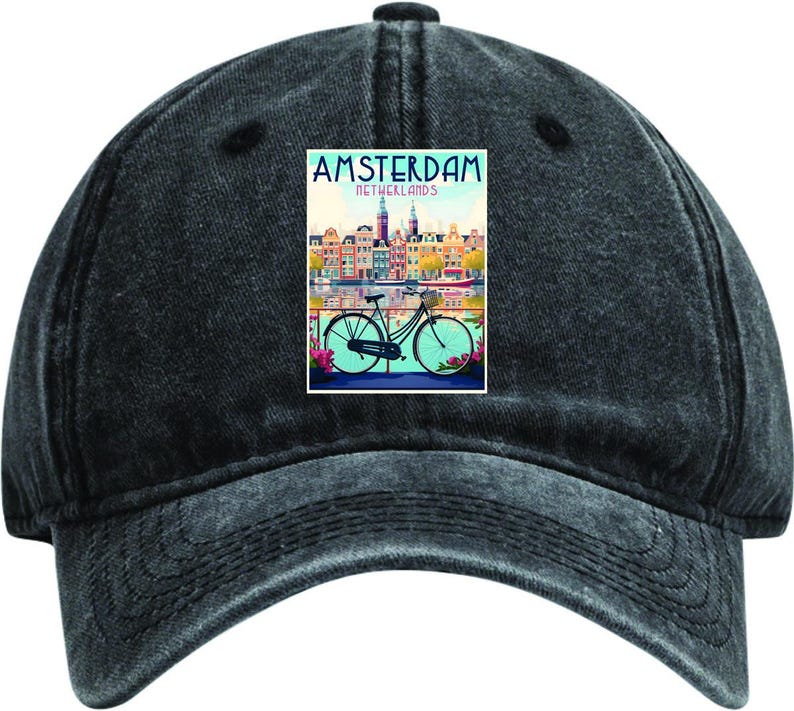 Amsterdam Netherlands Design A Dad Hat - Unisex Soft Baseball Cap - Etsy