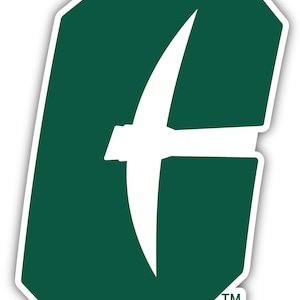 North Carolina Charlotte Forty-Niners Officially Licensed Vinyl Sticker - Multiple Sizes Available