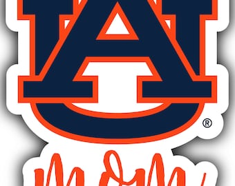 Auburn Tigers 4-Inch Proud Family Decorative Magnet/Sticker