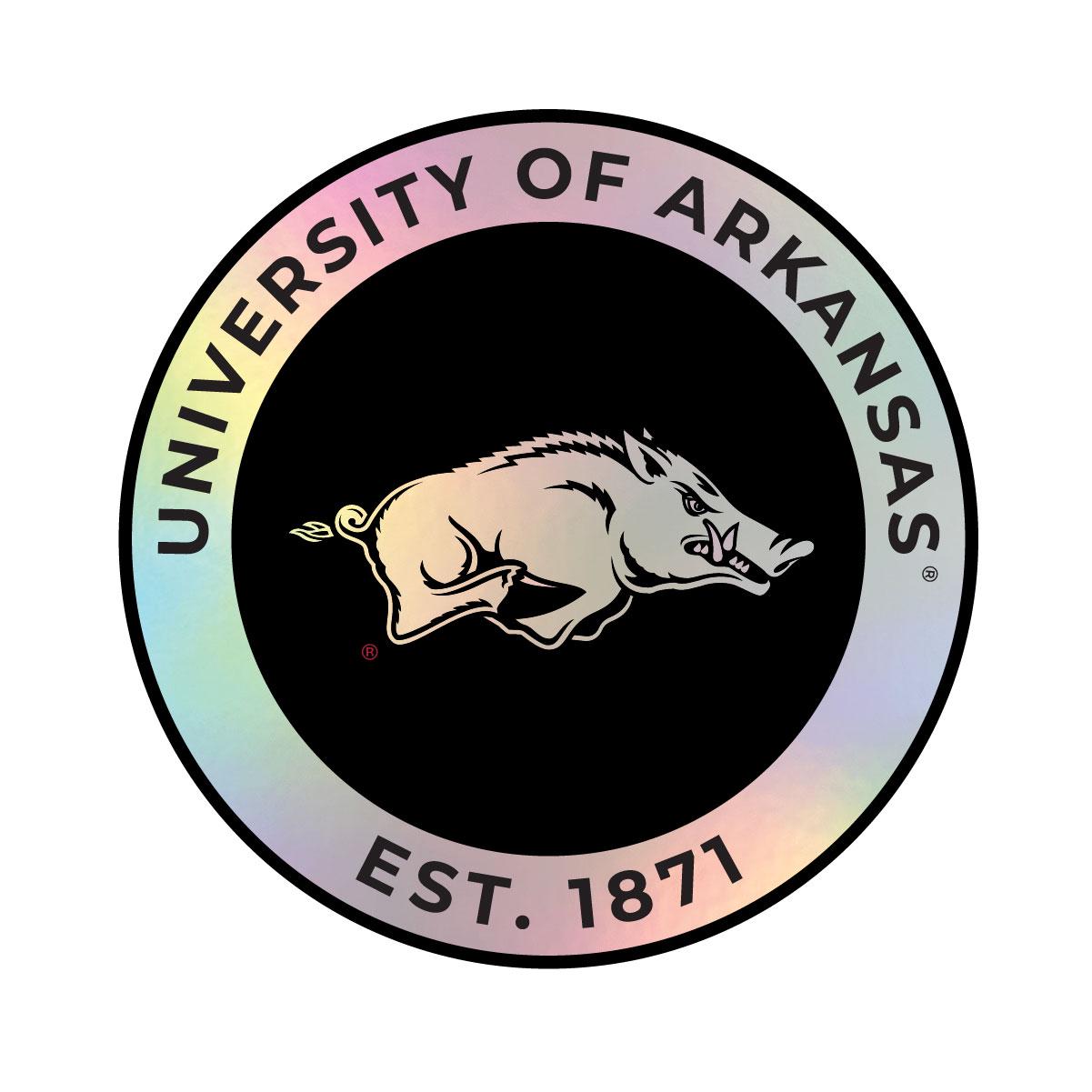 Arkansas Razorbacks Officially Licensed Black Vinyl Decal Sticker - Etsy