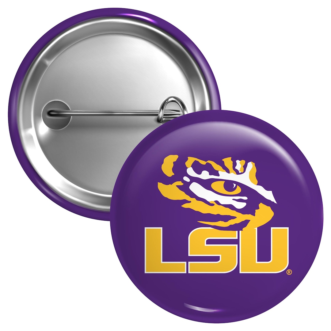 Lsu tigers Button Pin Officially Licensed - 3 Size Options - Etsy
