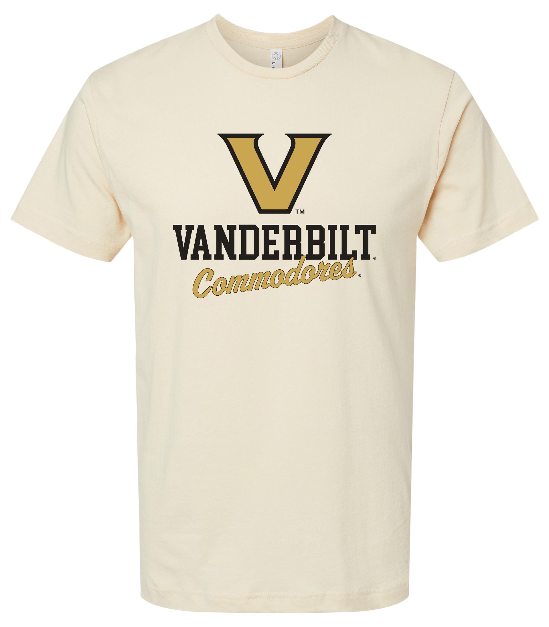 Vanderbilt Commodores University Unisex Cotton T-shirt – Large Front ...