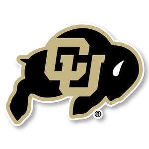 University of Colorado Buffaloes Vinyl Mascot Decal Sticker Officially Licensed