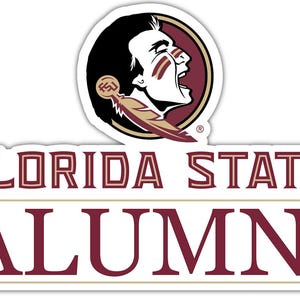 Florida State Seminoles 4-Inch Alumni - Sticker or Magnet Choice